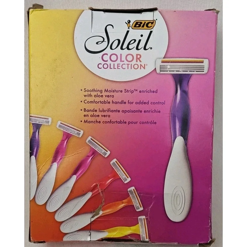 BIC Soleil Smooth Colors‎ Women's Disposable Razors 14 Count 3 Blade System NEW